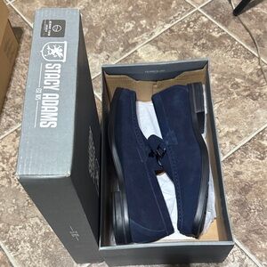 Stacy Adams Men's Dark Blue Loafers
